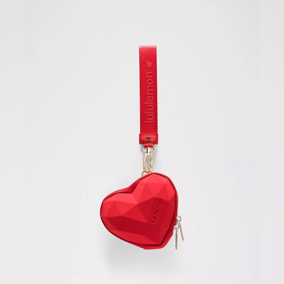 lululemon athletica Handbags - Lululemon Heart Wristlet - Oxford Red